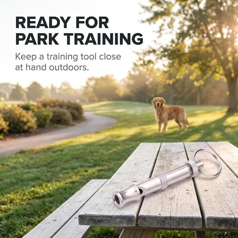 2Pcs Silver Adjustable Ultrasonic Dog Whistle, Portable Dog Training and Behavior Aids, Pet Whistle Supersonic Whistle Dog Whistles for Pet Training, Dog Whistles in Saudi Arabia