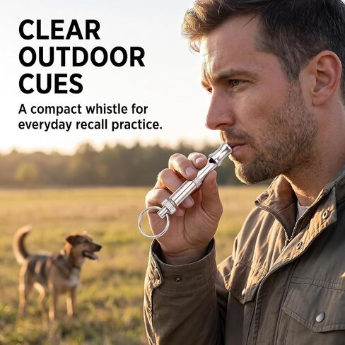 2Pcs Silver Adjustable Ultrasonic Dog Whistle, Portable Dog Training and Behavior Aids, Pet Whistle Supersonic Whistle Dog Whistles for Pet Training, Dog Whistles in Saudi Arabia