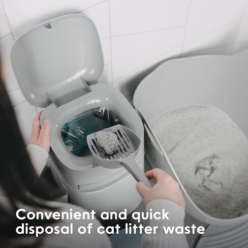 Litter Genie Easy Roll Cat Litter Disposal Pail | Odor Control, Refill Bags & Scoop in Saudi Arabia