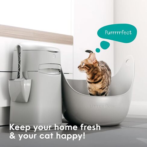 Litter Genie Easy Roll Cat Litter Disposal Pail | Odor Control, Refill Bags & Scoop in Saudi Arabia