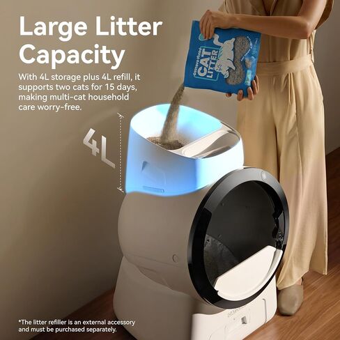CATLINK 4L Litter Refiller for Scoop Robot Pro, Large-Capacity in Kuwait