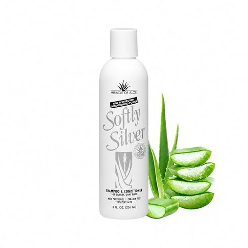 Softly Silver Gray Hair Shampoo/Conditioner, 8 oz bottle in Kuwait