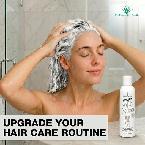 Softly Silver Gray Hair Shampoo/Conditioner, 8 oz bottle in Kuwait