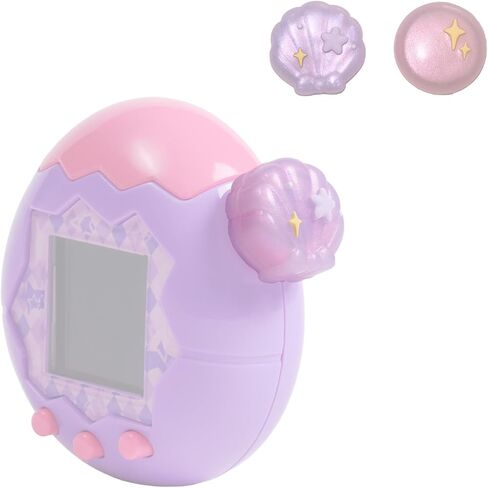 2Pack Pearl & Shell Cap for Tamagotchi Paradise - Pink&Purple in Saudi Arabia