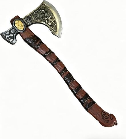 Monisorly Fake Toy Axe Halloween Prop - Foam Battle Bloody Axe Prop for - Fake Hatchet Prop Weapons - Funny Supplies for Halloween Cosplay Themed Party in Kuwait