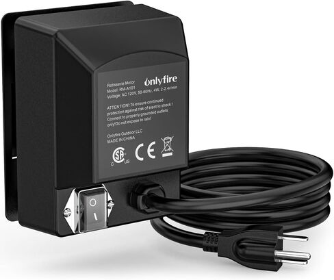 Onlyfire Universal Grill Electric Replacement Stainless Steel Rotisserie Motor 120 Volt 4 Watt On/Off Switch- 40 lb. Load, OEM/ODM, Aftermarket in Saudi Arabia