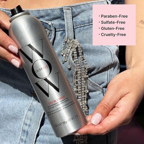 Color Wow Style on Steroids Texturizing Spray – Instant sexy volume + texture that’s never sticky or stiff; moisturizing; heat protection; non yellowing + non dulling; long lasting style memory in Kuwait