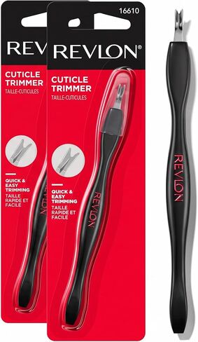 Cuticle Trimmer with Cap by Revlon, Cuticle Remover Tool, Nail Care, High Precision V-Tip Blade (Pack of 1) in Saudi Arabia