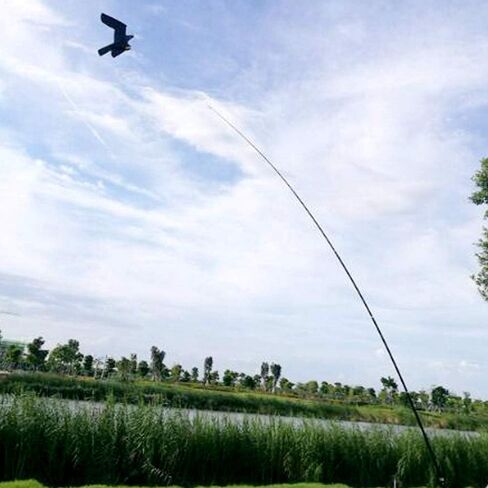 Bird Deterrent Printed Hawk Kite Reflective Wings with Fiberglass Pole in Saudi Arabia