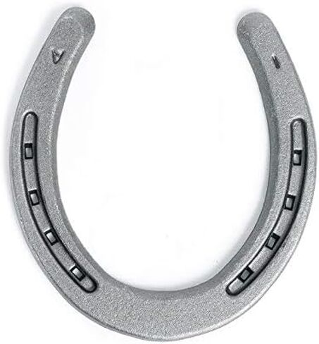 Steel Horseshoes Set for Horses, Crafts, Decorations and Backyard Games - Plain Shoe Size 1 - Sand Blasted 20 Shoes in Saudi Arabia