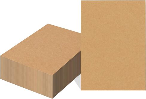 EdenseeLake 100 Pack 5x7 Chipboard Sheets, Kraft Cardboard for Shipping in Kuwait