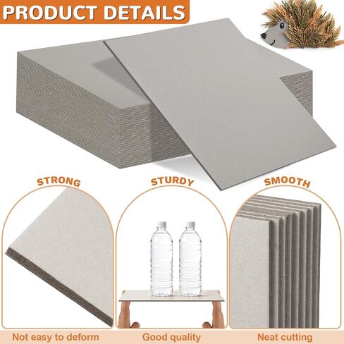 LOTMER 30 Pack 10 x 12.5 Inch 80PT Chipboard Sheets in Saudi Arabia