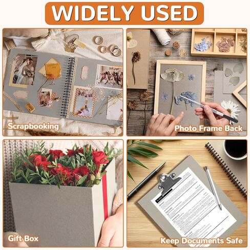 LOTMER 30 Pack 10 x 12.5 Inch 80PT Chipboard Sheets in Saudi Arabia