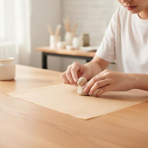 100 Pieces Clay Work Paper pad Smooth Clay Sculpting Board DIY Pottery Handbuilding Board for Studios, Classrooms in Saudi Arabia