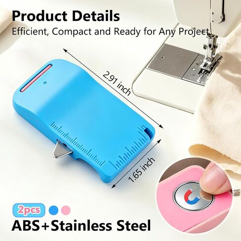 2 Pack Magnetic Seam Guide for Sewing Machine Sleeve Tool in Kuwait