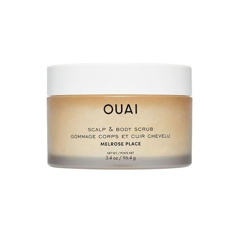 OUAI Scalp & Body Scrub, Melrose Place - Exfoliating Body Scrub with Sugar & Coconut Oil Blend for Smooth, Moisturized Skin - Gentle Scalp Scrub for Removing Product Build Up (8.8 Oz) in Kuwait