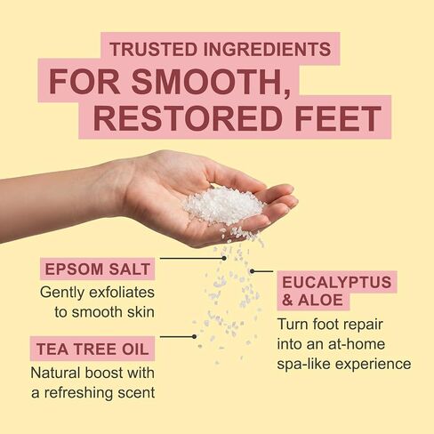 Kerasal Foot Therapy Soak, Foot Soak for Achy, Tired and Dry Feet, 2 lbs and Kerasal Nighttime Intensive Repair Foot Masks, Foot Mask for Cracked Heels and Dry Feet, Two Pairs in Saudi Arabia