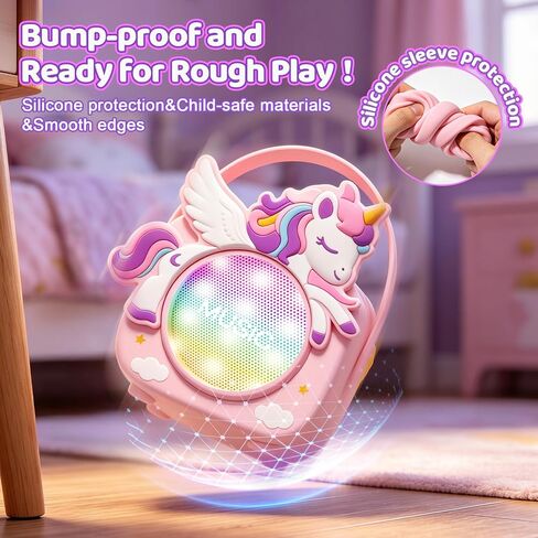 Unicorn Karaoke Machine for Kid,Girl Birthday Gift,Designed Gift Box in Kuwait
