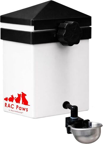 RentACoop 64oz Small Animal Drinker with Auto-Fill Metal Cup in Kuwait
