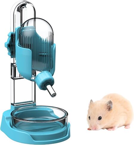 Hamster Water Bottle with Magnetic Holder, 3.4 oz Water Dispenser for Syrian Dwarf Hamster Mouse Rat Degu in Kuwait