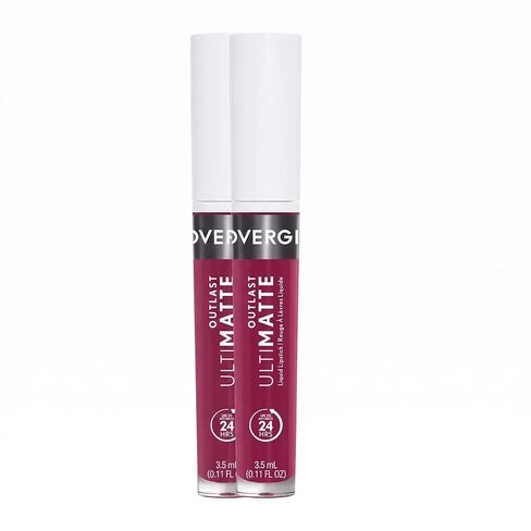 COVERGIRL COVERGIRL Outlast Ultimatte One Step Liquid Lip Color, Bella Bellini, Bella Bellini, 0.12 Fl Ounce in Saudi Arabia