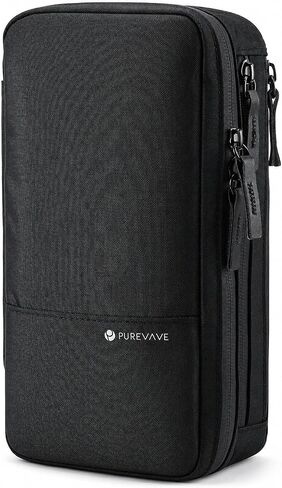 Purevave Compact Mens Toiletry Travel Bag Hanging, Mens Dopp Kit for Travel Waterproof, Wash Pouch Black in Kuwait