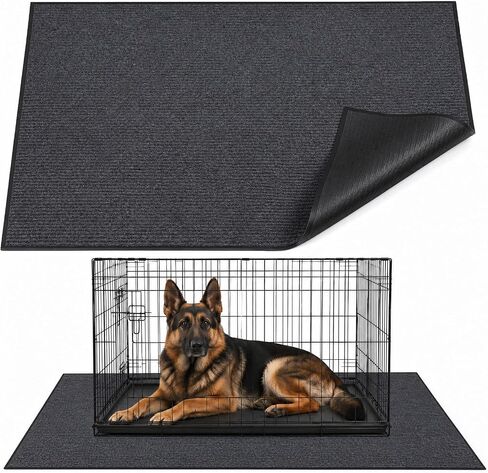 46" X 60" Mat for Under Dog Crate, Waterproof Dog Crate Mat in Kuwait
