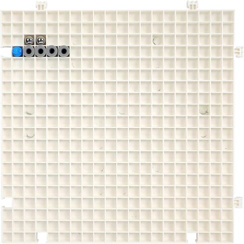 Stained Glass Cutting Mat Waffle Grid with Tray, Rubber Pads, Breaker Ball, Non-Slip Grip Rings, 12''x12'' Tiffany Glass Sheet Cutting Tool Kits & Glass Shard Collector for DIY Craft (White-1 Pack) in Saudi Arabia