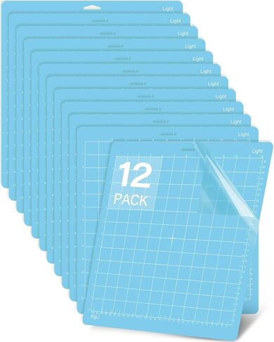 Gwybkq Cutting Mat, Compatible With Maker 3/Maker/Explore 3/Air 2/Air/One 12 Pack 12x12 Cut Mats Replacement Accessories Adhesive Sticky Green Cricket Standard Card in Kuwait