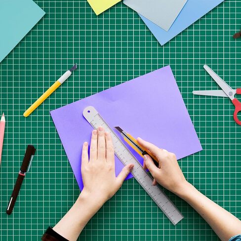 Large Cutting Mat 24"x36", 1 Pack Double-Sided 5-Ply Self Healing Sewing Cutting Mat, Cutting Mats Board for Crafts-Sewing, Fabric, Quilting, Scrapbooking Project in Kuwait