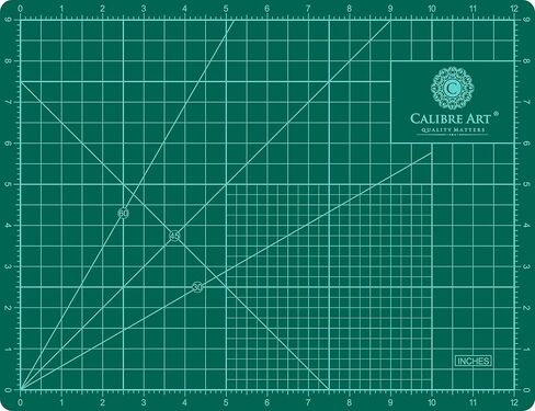 Calibre Art Self Healing Rotary Cutting Mat, Full 24x36, Best for Quilting in Kuwait