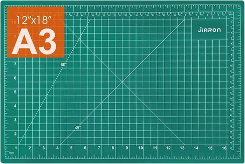 JIARON Self Healing Cutting Mat for Rotary Cutting, 12x18 Inch, Double Sided, 5 Layers, for Sewing, Crafts, Scrapbooking in Kuwait