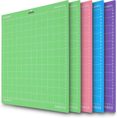 6PCS Cutting Mats Compitable with Explore Air 2/Air/One/Maker 3/Maker 3PCS 12x24 Sticky Mats Long 3PCS 12x12 Cricket Mats & Blades Standard Grip Light Grip Strong Grip Variety Pack Mats Accessories in Saudi Arabia