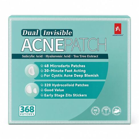 Acne Patches Microdarts for face cute with Salicylic Acid, Hyaluronate-Hydrocolloid pimple patches Microneedle large in Kuwait