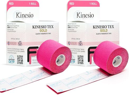 Kinesio Taping - شريط رياضي علاجي مرن Tex Gold FP - بيج - 2 بوصة × 13 قدم - عبوتان in Kuwait