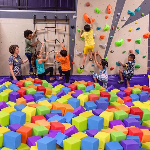 12 Pack colorful 5 x 5 x 5 Inch Foam Pit Blocks，Soft Foam Cubes Block Set in Kuwait