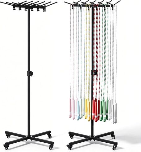 Jump Rope Rack,37in–65.7in Adjustable Height in Saudi Arabia