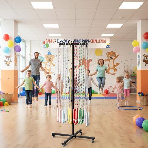 Jump Rope Rack,37in–65.7in Adjustable Height in Saudi Arabia