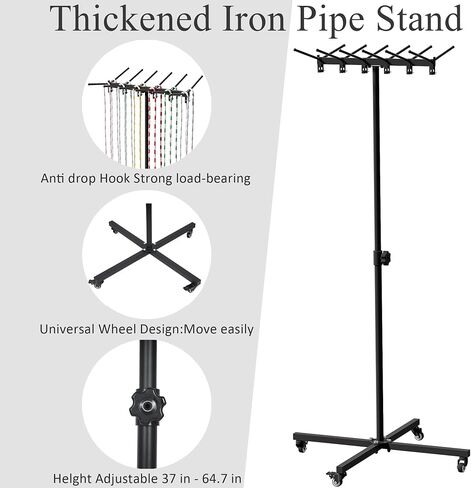 Jump Rope Rack,37in–65.7in Adjustable Height in Saudi Arabia