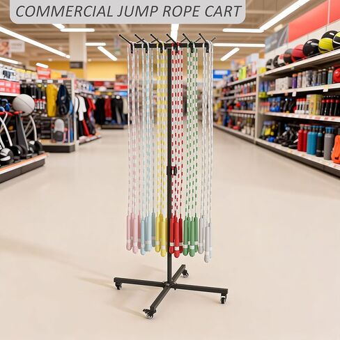 Jump Rope Rack,37in–65.7in Adjustable Height in Saudi Arabia