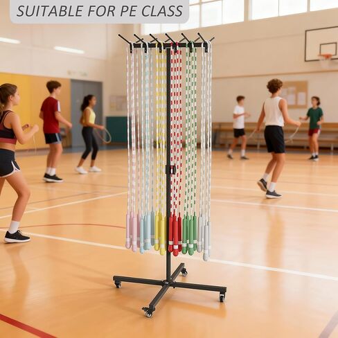 Jump Rope Rack,37in–65.7in Adjustable Height in Saudi Arabia