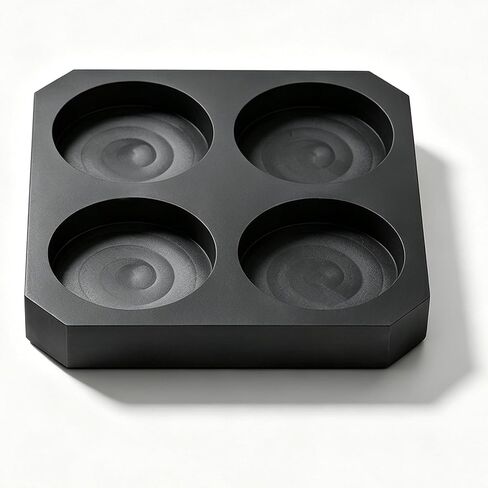 4-Round Graphite Ingot Mold, 1.57" High Purity Round Coin Mold in Saudi Arabia