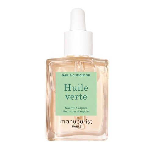 Manucurist Green Oil Nail Care - Nail & Cuticle Oil - Nourishes and Regenerates Nails and Cuticles - Promotes Growth - Blend of 6 Oils - 99% Bio-Sourced - Nail Care - 0.5 fl oz Bottle in Saudi Arabia