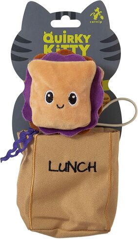 Quirky Kitty Peanut Butter and Jelly Hide-A-Toy Puzzle Cat Toy, Pack of 2 in Kuwait