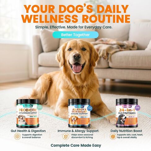 Probiotics for Dogs Yeast, Gut Health for Digestive Enzymes 200ct in Saudi Arabia