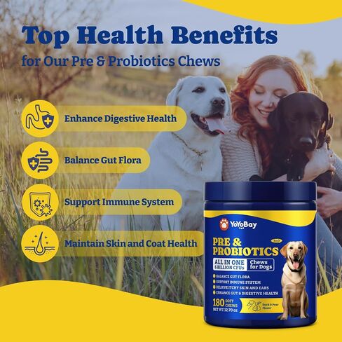 Probiotics for Dogs, Dog Gut, Immune & Skin Health Support Supplement in Kuwait
