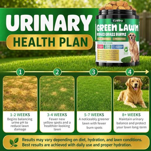 Dog Urine Neutralizer for Lawn, Green Grass Chews for Dogs, 200 Ct, Chicken in Saudi Arabia