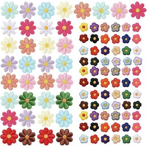 102 PCS Star Iron On Patches, 34 Colors Mini Embroidered Sew On Patches in Saudi Arabia