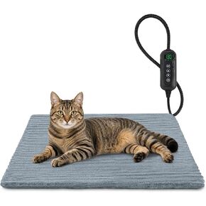 Dog Heating Pad, Heated Dog Bed, Adjustable Temperature with Timer-28 x20in in Saudi Arabia