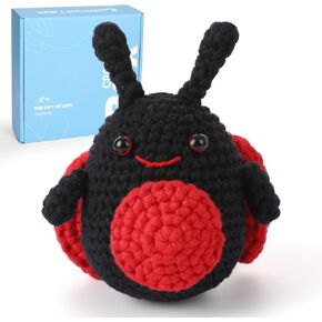 CrochetBox Brown Highland Cow Crochet Kit for Beginners, Craft for Adults in Kuwait